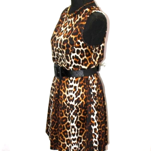Gianni Bini Leopard Print Sleeveless Dress - Picture 3 of 12